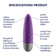 Klitoris-Stimulator Ultra Power Bullet 5 Satisfyer Violett