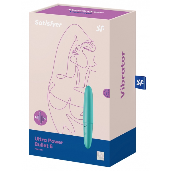 Vibro Ultra Power Bullet 6 Satisfyer Türkis