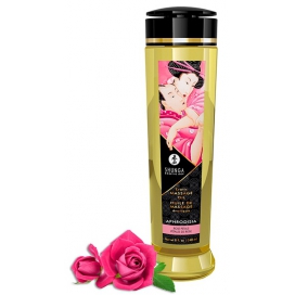 Shunga Aceite de masaje de pétalos de rosa Aphrodisia 240mL