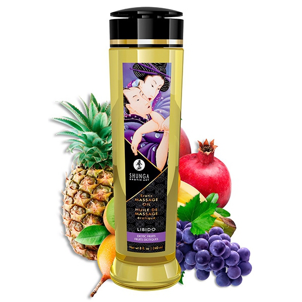 Libido Massage Olie Exotische Vruchten 240mL