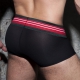 Boxer DOUBLE STRIPE Black-Red