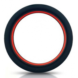 Anelli in silicone Cockring Beast 36mm Nero-Rosso
