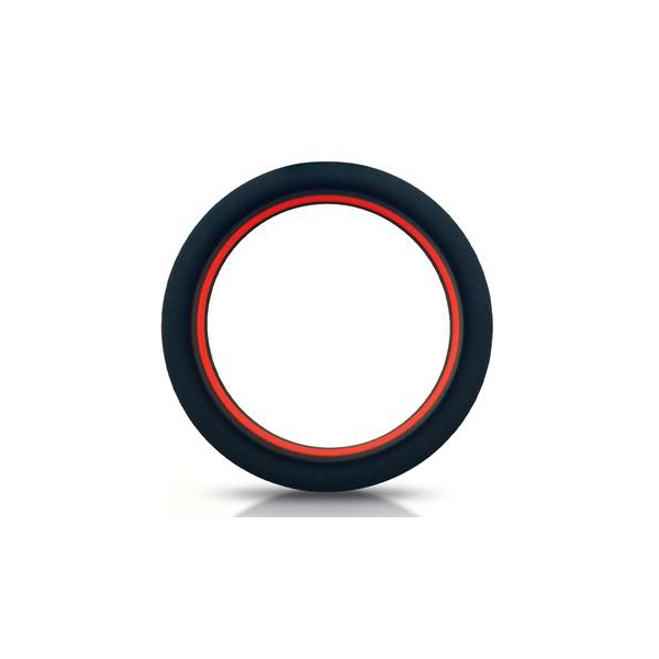 Anilhas de Silicone para Anilhas de Fera 36mm Black-Red