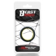 Silicone Cockring Beast Ring 36mm Black-Yellow