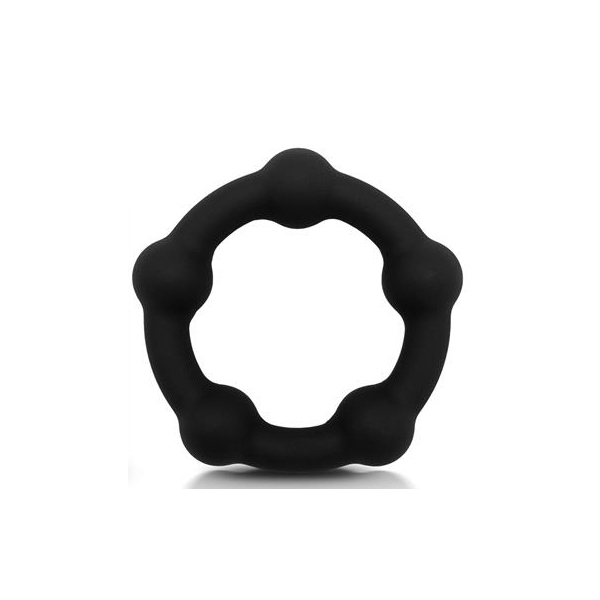 Cockring en silicone WAKE UP 35mm Noir