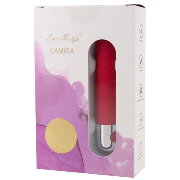 Samira Mini Vibrator 10 x 1.5cm Rood