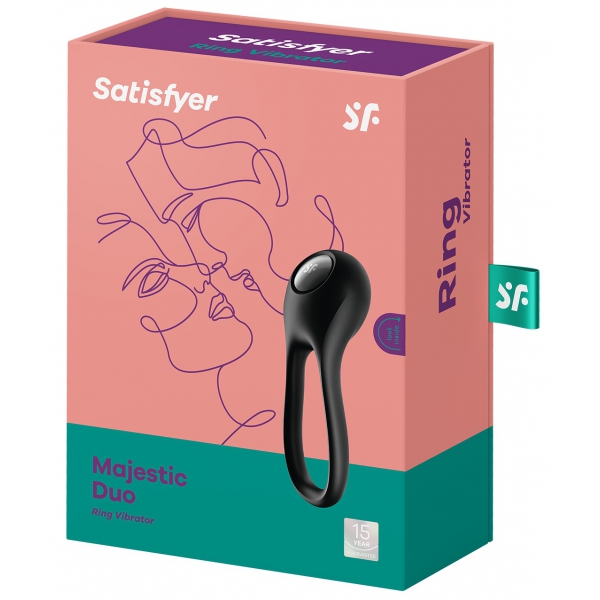 Majestic Duo Satisfyer, anello vibrante per il pene