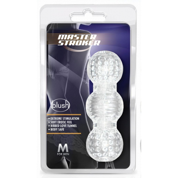 Masturbador suave 3 bolas M para hombres 15cm