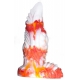 Rhegax Dildo 16 x 6.5cm Weiß-Orange