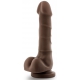 Dildo Realista Basic Up Dr Skin 14 x 3,5cm Castanho Castanho