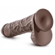 Realistic dildo mr Ed Dr Skin 28 x 5.5cm Brown