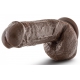 Realistic Dildo Mr D Dr Skin 17 x 5cm Brown