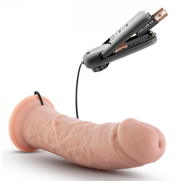 Dr Joe Dr Skin dildo vibratório 19 x 4,7cm