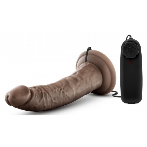 Dr. Dave Dr Skin 18 x 4cm Vibrierender Dildo Braun