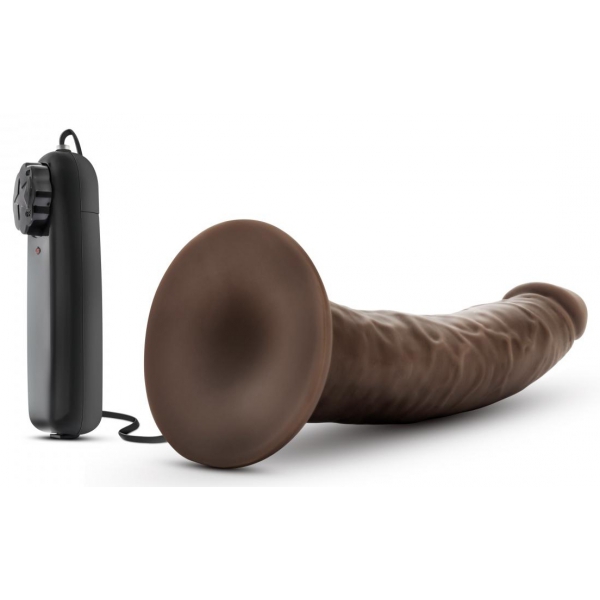 Vibrating Dildo Dr Dave Dr Skin 18 x 4cm Brown