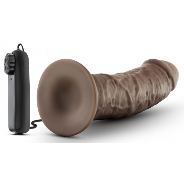 Dildo vibrante Dr Joe Dr Skin 19 x 4,7 cm marrone