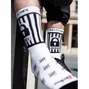 Sk8erboy Chaussettes blanches LOCKED Sk8erboy