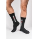 Chaussettes noires CREW SOCKS Sk8erboy