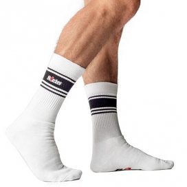 Sk8erboy White Socks Sk8erboy Deluxe White-Black