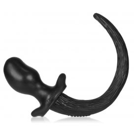 Oxballs Plug Queue Puppy Tail Bulldog 11.5 x 6cm Noir