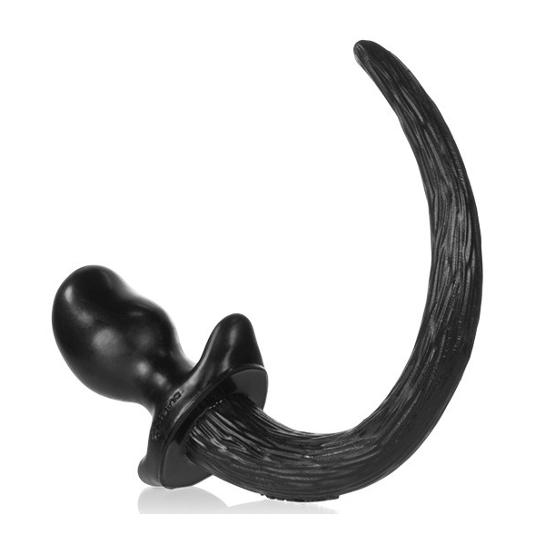 Plug Queue Puppy Tail Bulldog 11.5 x 6cm Schwarz