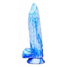 Dildo Kukur 16 x 4cm Blau-Weiß