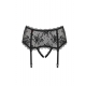 Behindy Suspender Belt - Black