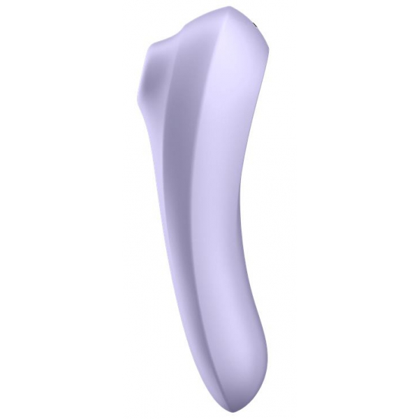 DUAL PLEASURE Connected Clitoral Stimulator Purple