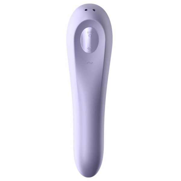 DUAL PLEASURE Estimulador de Clítoris Conectado Morado