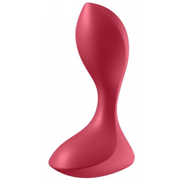 Tapón vibrador de puerta trasera Lover Satisfyer 8 x 3cm Rosa