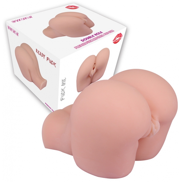 Realistischer Masturbator Cum Holes Vulva-Anus