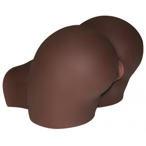 Perfect Toys Realista Masturbador de nádegas Big Sweet Hole Vulva-Anus Brown