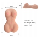 Realistic Masturbator Bust Sexy Lady