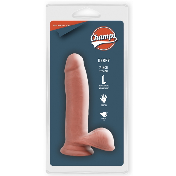 Derpy Champs dildo realista 14 x 4cm