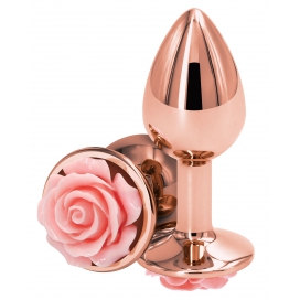 Rear Assets Rose Buttplug Small Pink