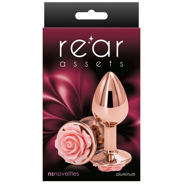 REAR S Jewel Plug 6 x 2.7cm Pink