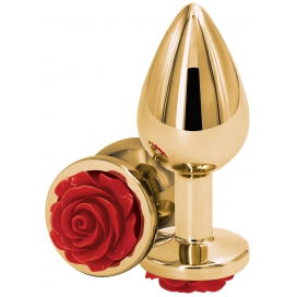 Rear Assets Plug Jewellery Rear M 7 x 3.4cm Gold-Rot