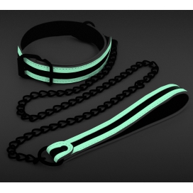 Glo In The Dark Halsband-Fluoreszierende Leine Glo 75cm