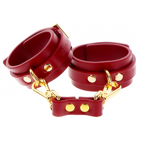 Red Taboom wrist cuffs