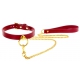Rode Taboom Halsband & Leiband