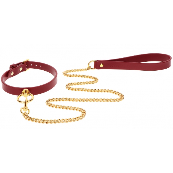 Rode Taboom Halsband & Leiband