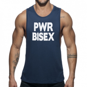 Addicted POWER BISEX Tank Top Navy