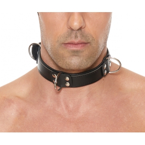 Ouch! Harness Deluxe Bondage Necklace Black