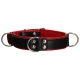 Collar Bondage Deluxe Negro-Rojo