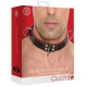 Collar Bondage Deluxe Negro-Rojo