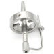 Plug d'urètre percé Spiky 8.5cm - Diamètre 9.5mm