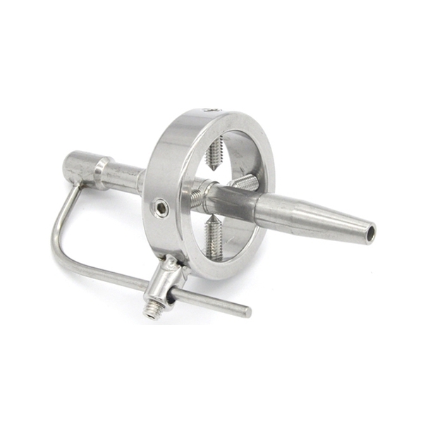Plug d'urètre percé Spiky 8.5cm - Diamètre 9.5mm