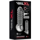 Gaine de pénis Viril XL V15 15.5 x 4cm Transparente