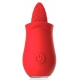 Tongue Flower Red Clitoral Stimulator