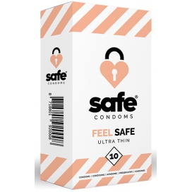 Safe Condoms FEEL SAFE thin condoms x10